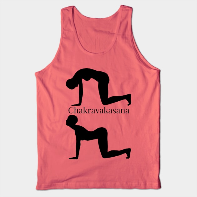 Chakravakasana (Cat Cow) Tank Top by Let's Yoga Anywhere